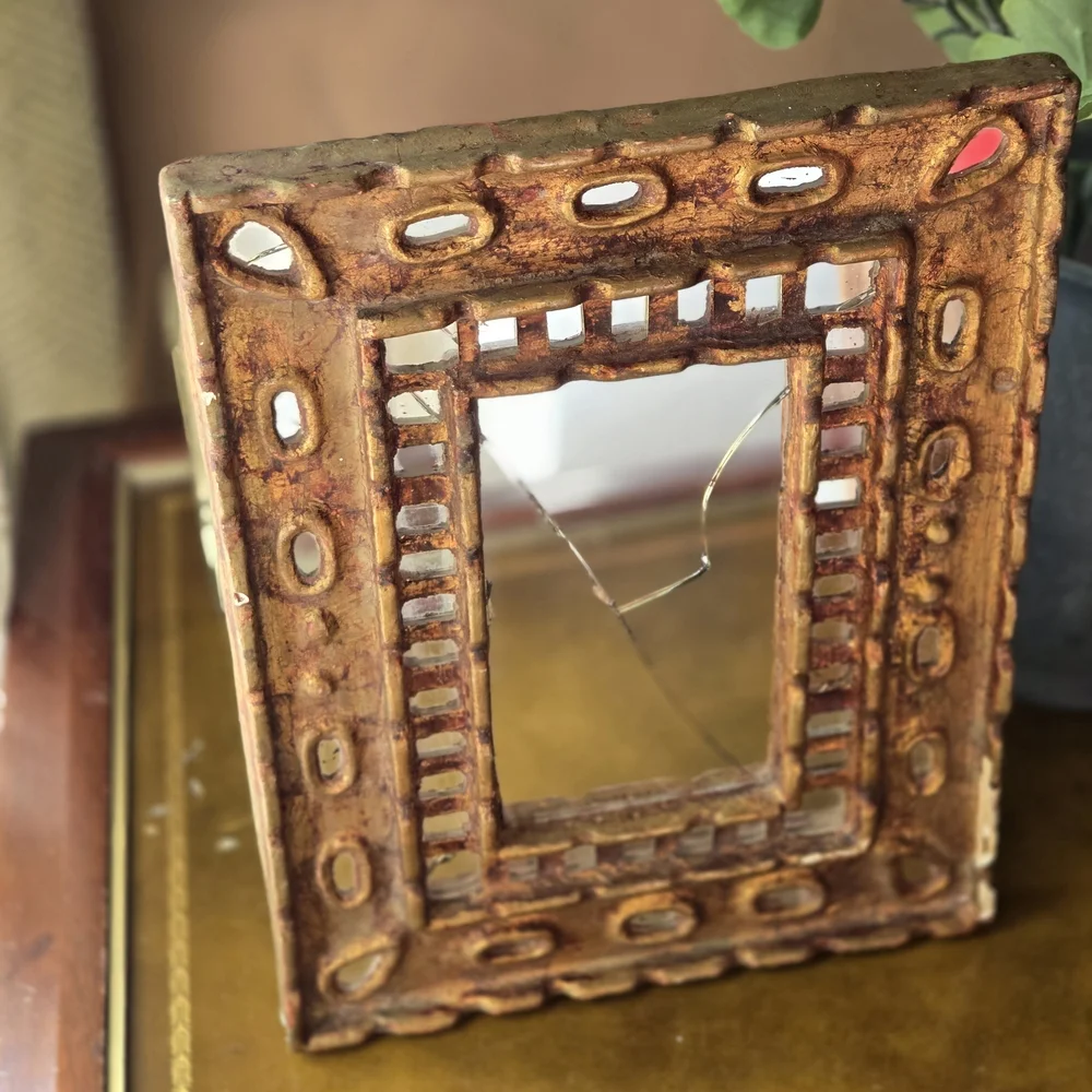 19th century baroque-style mirror | Gilded